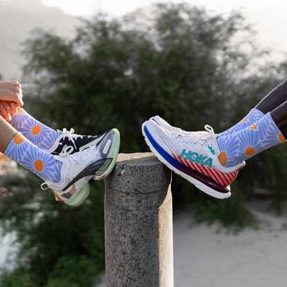 Floral Vibe Active Crew Socks