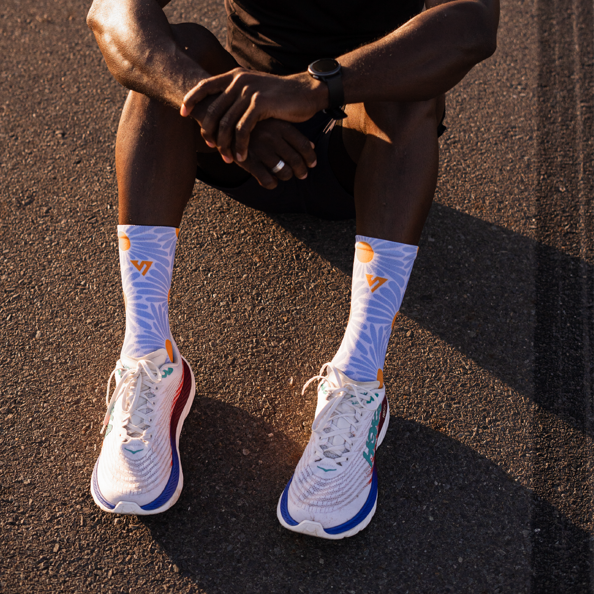 Floral Vibe Active Crew Socks