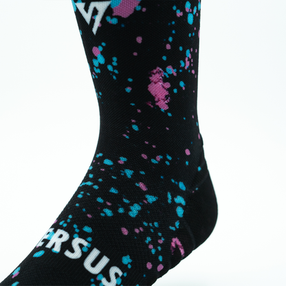 Duo Splatter Active Crew Socks