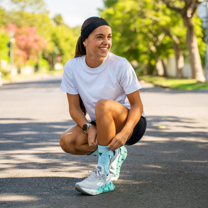Bubblegum Smile Active Crew Socks