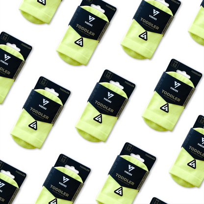 Lime Milkshake Toddler Active Crew Tab Socks