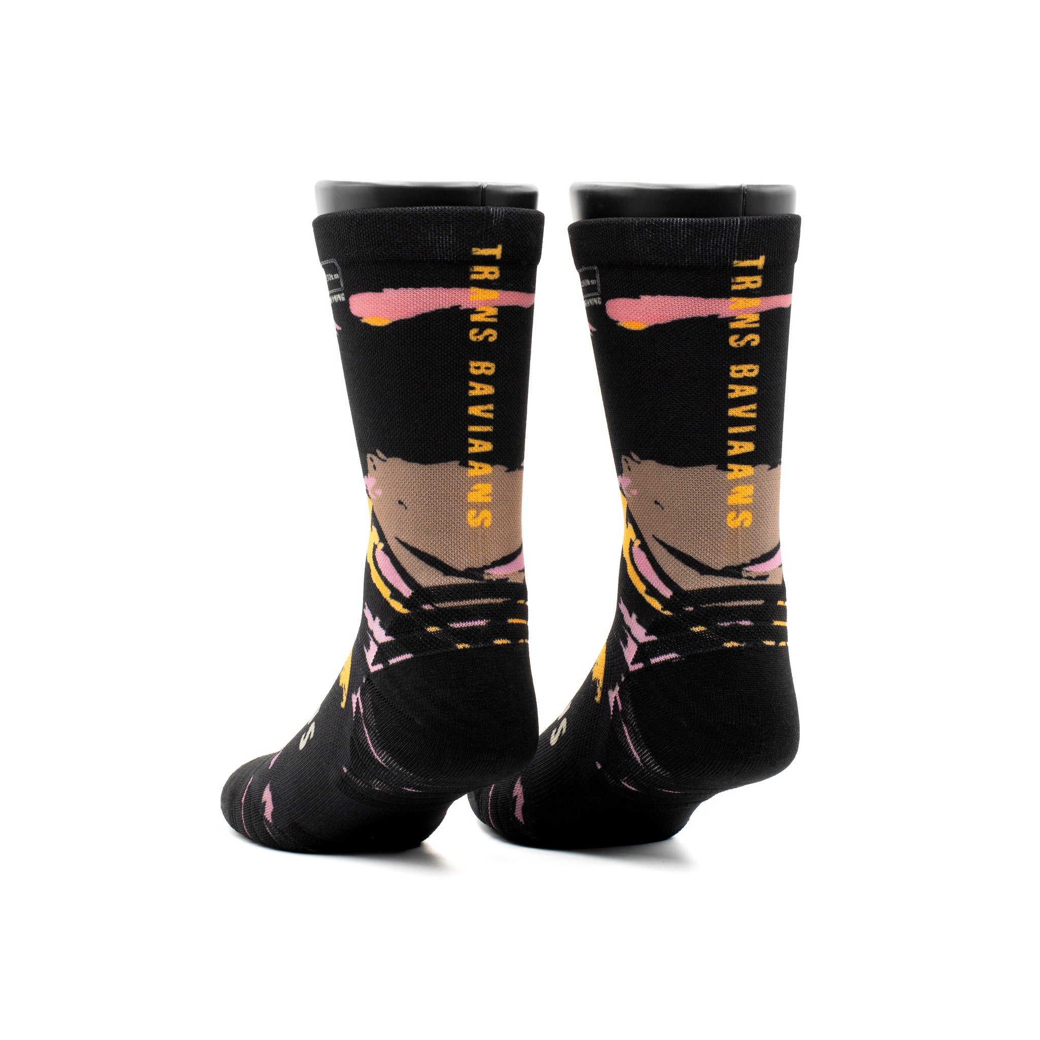 Trans Baviaans 2025 Black Active Crew Socks