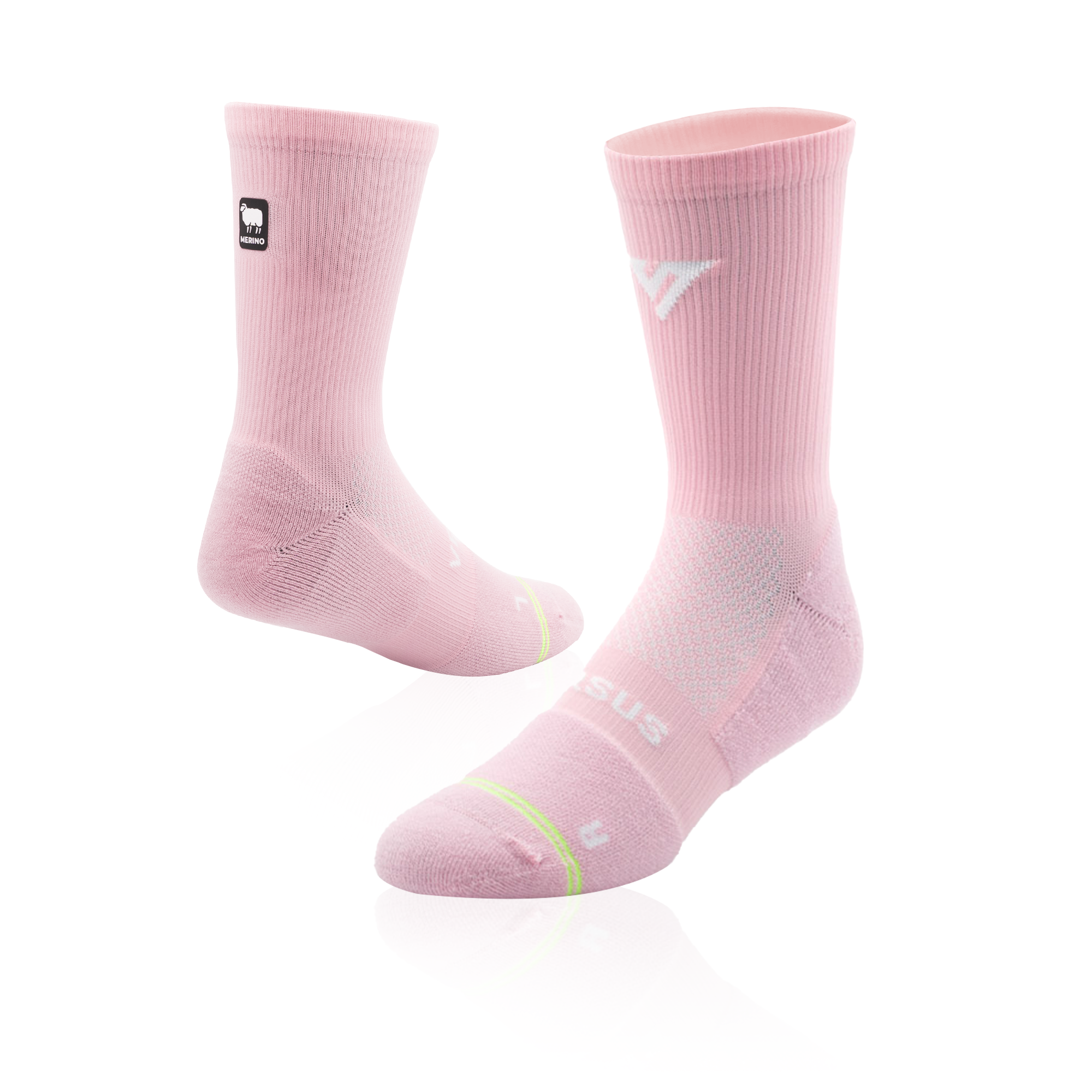 Pink Sky Merino Winter Socks