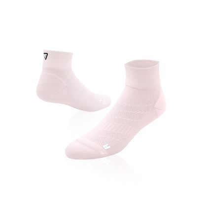 Dirty Pink Running Quarter Socks