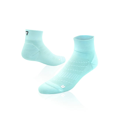 Mint Running Quarter Socks