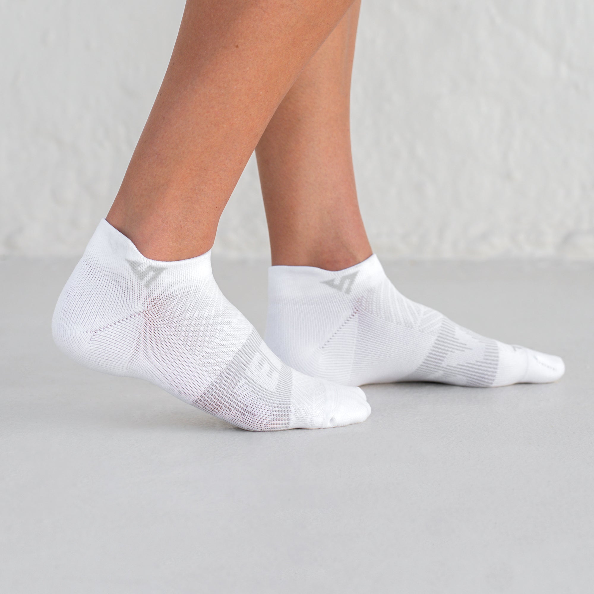 White Velocity Trainer Socks