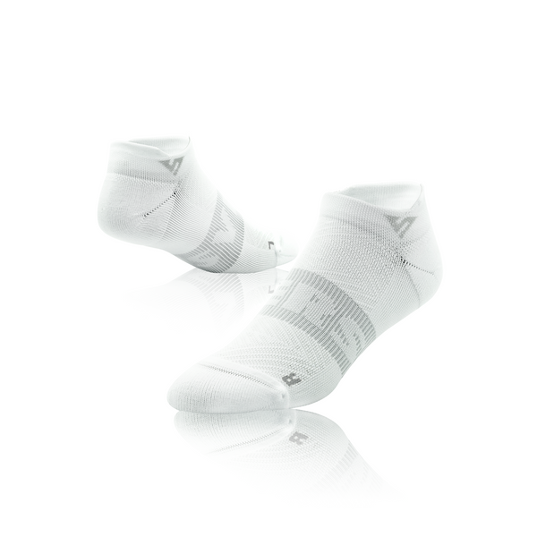 White Velocity Trainer Socks – Versus Socks