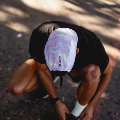 Holographic Running Cap