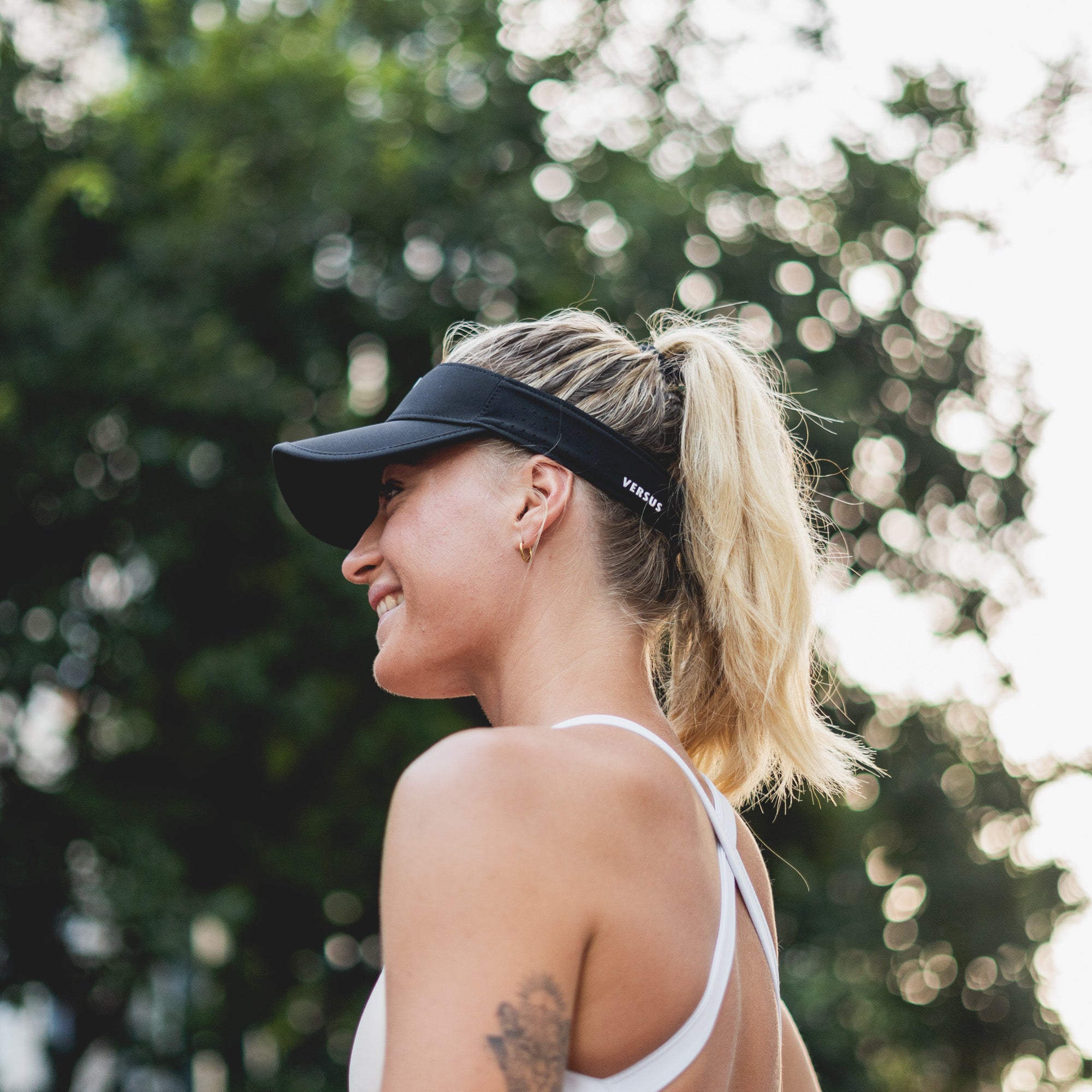 Black Running Visor