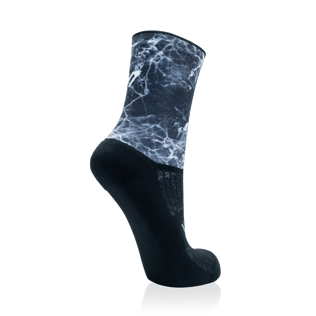 Black Marble Elite Socks | Versus Socks