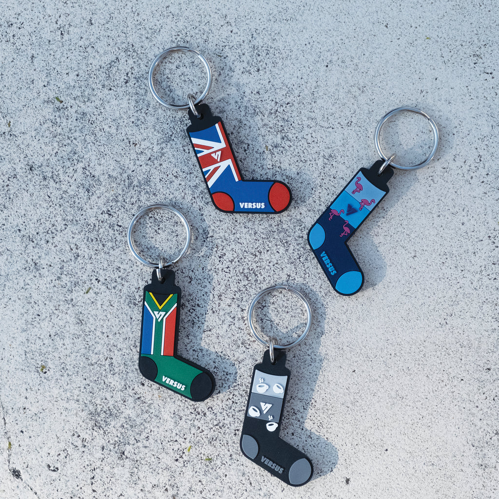 South Africa Flag Keyring 1 | Versus Socks