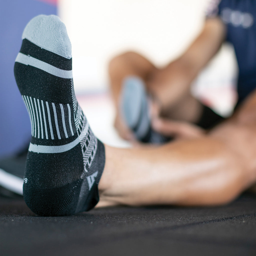 Black Trainer Socks 2 | Versus Socks