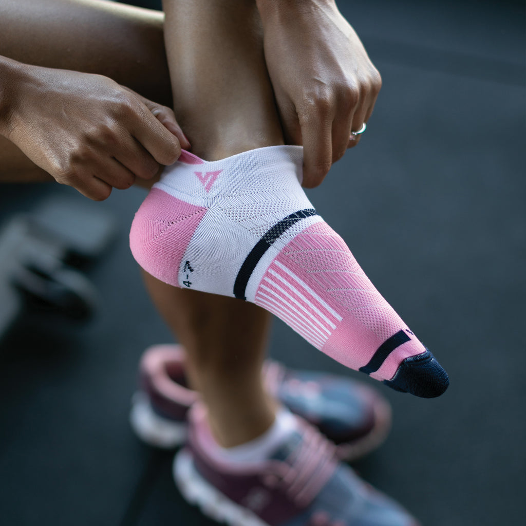 Pink Trainer Socks 1 | Versus Socks